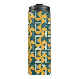 Garrafa Térmica Abstrato Retroativo do meio século