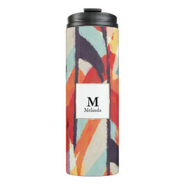 Garrafa Térmica Abstrato Watercolor Monographic Tumbler