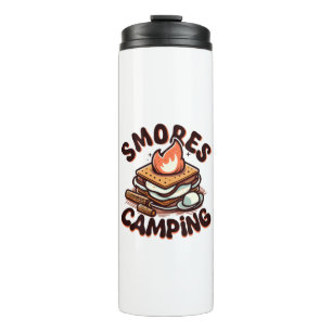 Garrafa Térmica acampamento de smores
