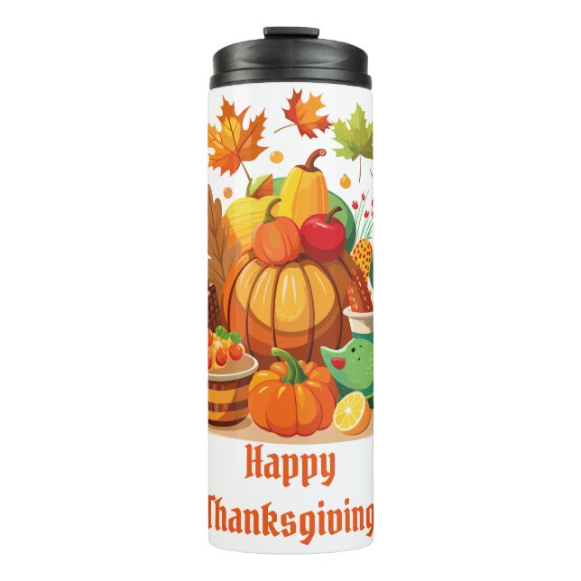 Garrafa Térmica Ação de Graças (Frente)