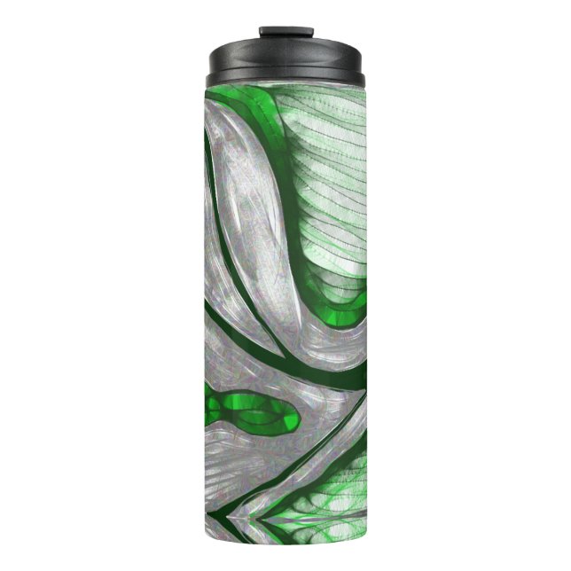 Garrafa Térmica Aço verde (Frente)