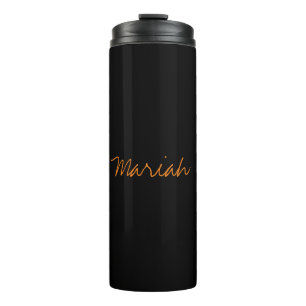 Garrafa Térmica Adicionar Nome Escrita Manual Clássica Criativa El