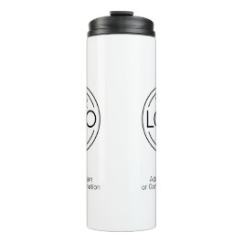 Garrafa Térmica Adicione seu logotipo corporativo moderno minimali