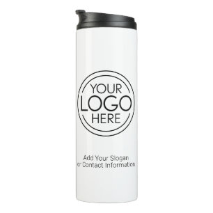 Garrafa Térmica Adicione seu logotipo corporativo moderno minimali
