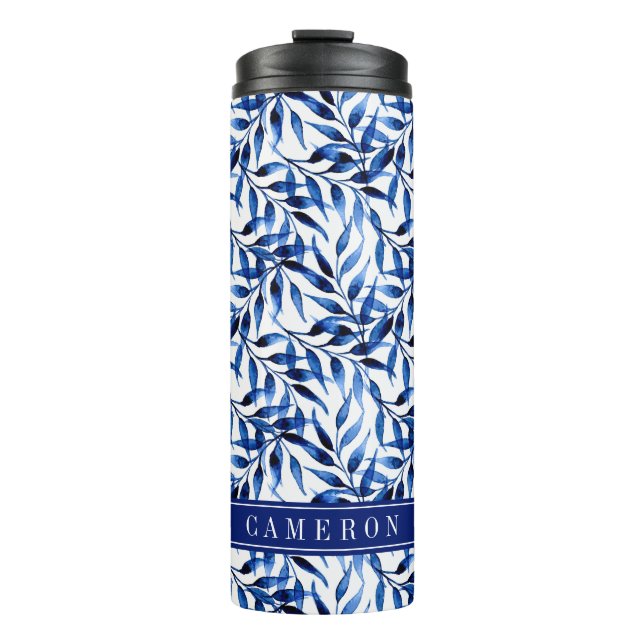 Garrafa Térmica Adicione sua tinta | pintado mão conhecida da (Frente)