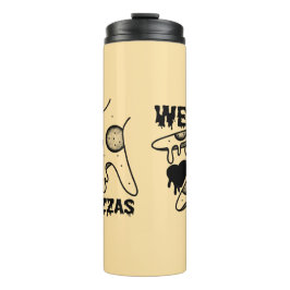 Garrafa Térmica Adoramos pizza - Pizza Love - ASL ILY Obsession De