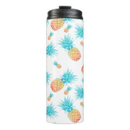 Garrafa Térmica Adorável Padrão de Abacaxi de Fruta Tropical de Aq