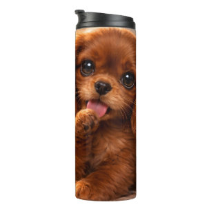 Garrafa Térmica Adorável Ruby Cavalier Spaniel