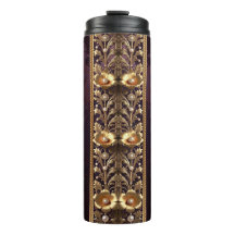 Adorno Floral Dourado