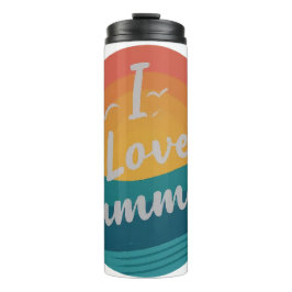 Garrafa Térmica Adoro o Verão isolado