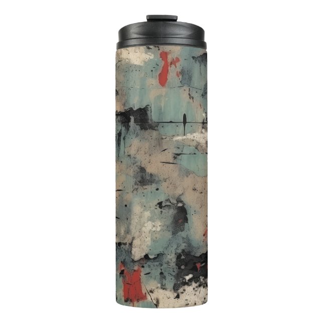 Garrafa Térmica Adote o Estético Grunge com a Tinta Seca (Frente)