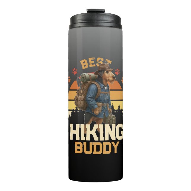 Garrafa Térmica Adventurous Airedale Hiker Wilderness Explorer (Frente)