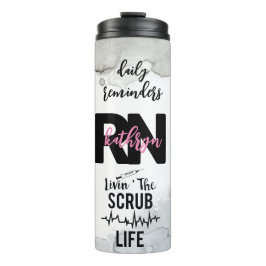 Garrafa Térmica Afirmação de Enfermeiro Registrado Personalizado