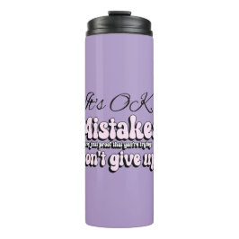 Garrafa Térmica Afirmação Frasco de Água Térmica