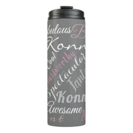 Garrafa Térmica Afirmações de Atributos Positivos Personalizados d