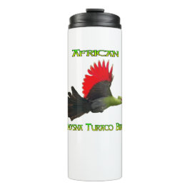 Garrafa Térmica Africano Knysna Turaco Bird Thermal Tumbler