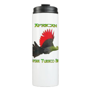 Garrafa Térmica Africano Knysna Turaco Bird Thermal Tumbler