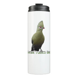 Garrafa Térmica Africano Knysna Turaco Bird Thermal Tumbler