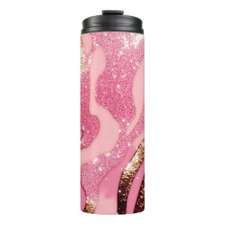 Garrafa Térmica Agate Glitter Animal Tumbler 20oz
