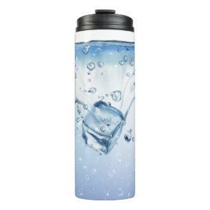 Garrafa Térmica Água com Cubos de Gelo