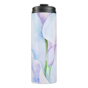 Garrafa Térmica aguarela com 3 callas