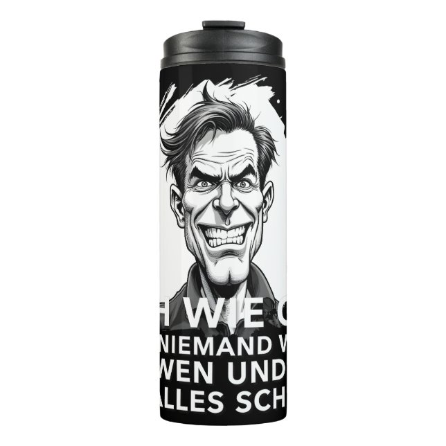 Garrafa Térmica Ah, que bom que ninguém sabe no que eu... (Frente)