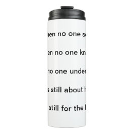 Garrafa Térmica Ainda É Para O Senhor