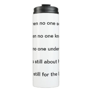 Garrafa Térmica Ainda É Para O Senhor