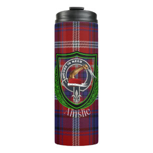 Garrafa Térmica Ainslie Scottish Clan Tartan & Crest