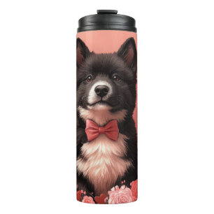 Garrafa Térmica Akita Americano com Rosas - Dia dos Namorados