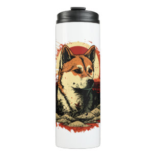 Garrafa Térmica Akita Inu Dog