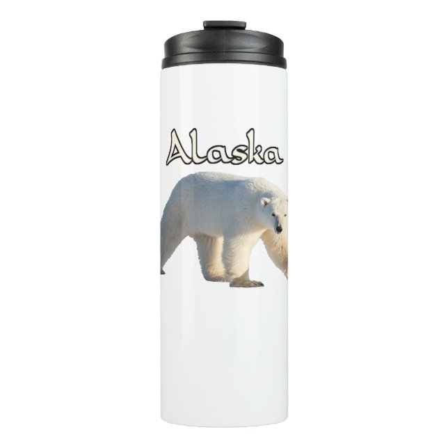 Garrafa Térmica Alaska Wildlife Polar Bear Thermol Tumbler (Frente)