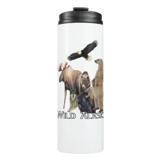 Garrafa Térmica Alaska Wildlife Polar Bear Thermol Tumbler (Frente)
