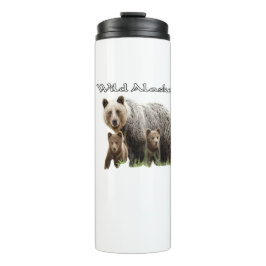 Garrafa Térmica Alaska Wildlife Polar Bear Thermol Tumbler