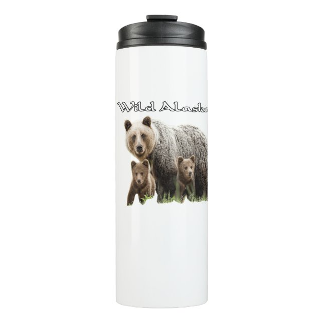 Garrafa Térmica Alaska Wildlife Polar Bear Thermol Tumbler (Frente)