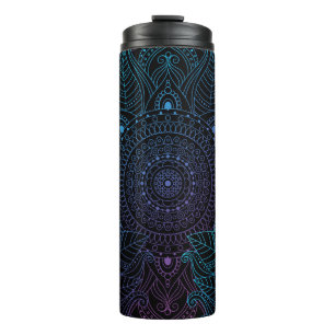Garrafa Térmica Alegria Árabe: Magia Mandala Oriental
