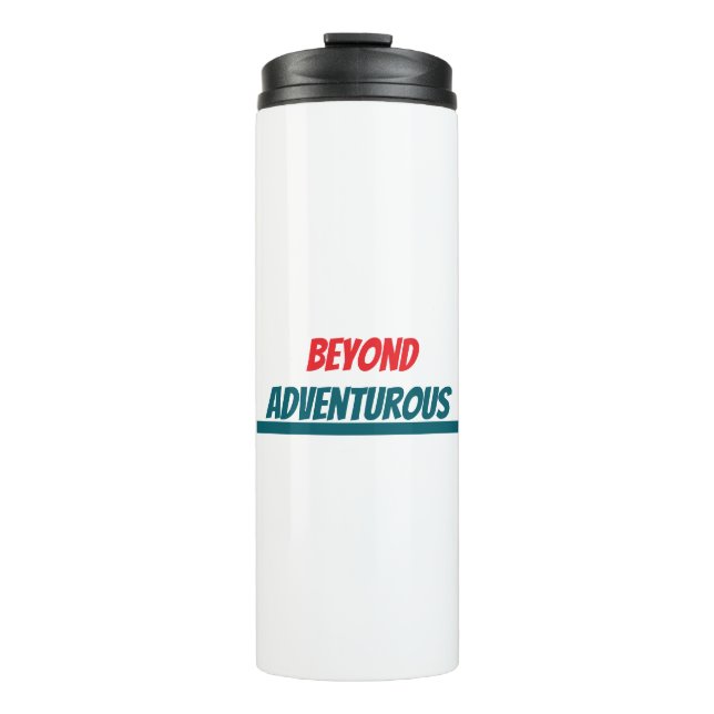 Garrafa Térmica Além do oportunista Tumbler térmico (Frente)