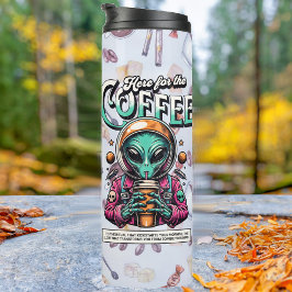 Garrafa Térmica Alienígena aqui pelo café