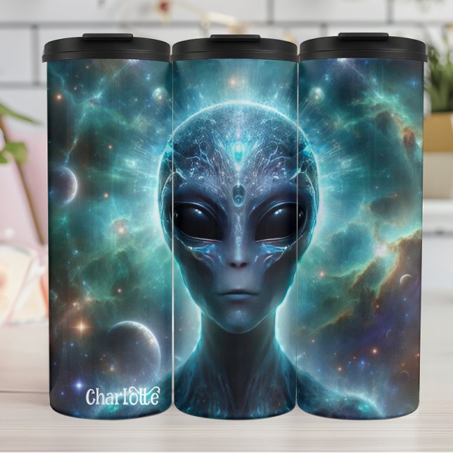 Garrafa Térmica Alienígena Cósmica: Étero, Sendo Galático (Criador carregado)