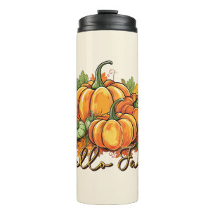 Garrafa Térmica Alô, outono - Patch de Abóbora Cozy