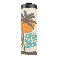 Aloha Beaches Hula Girl Hawaii Retro