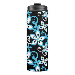 GARRAFA TÉRMICA ALOHA HAWAII (PRETO/AZUL)
