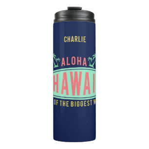 Garrafa Térmica Aloha tumbler conhecido feito sob encomenda do