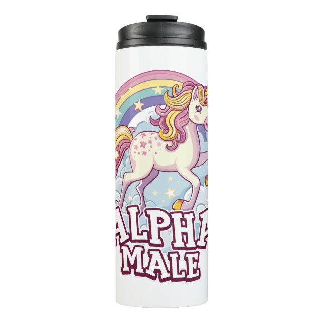 Garrafa Térmica Alpha Male Unicorn (Frente)