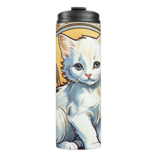 Garrafa Térmica Alphonse Mucha Style Cat