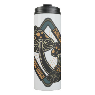 Garrafa Térmica Amanita Muscaria Mushroom Botanical Cottagecore 