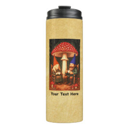 Garrafa Térmica Amanita Mushroom e Gnomos