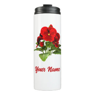 Garrafa Térmica Amante de Pensamentos Florais Personalizado