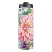 Amante moderno da flor da caligrafia monogramada