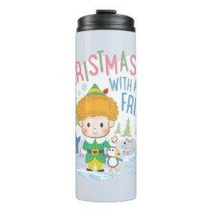Garrafa Térmica Amigo, o Natal do Elf com todos os meus amigos